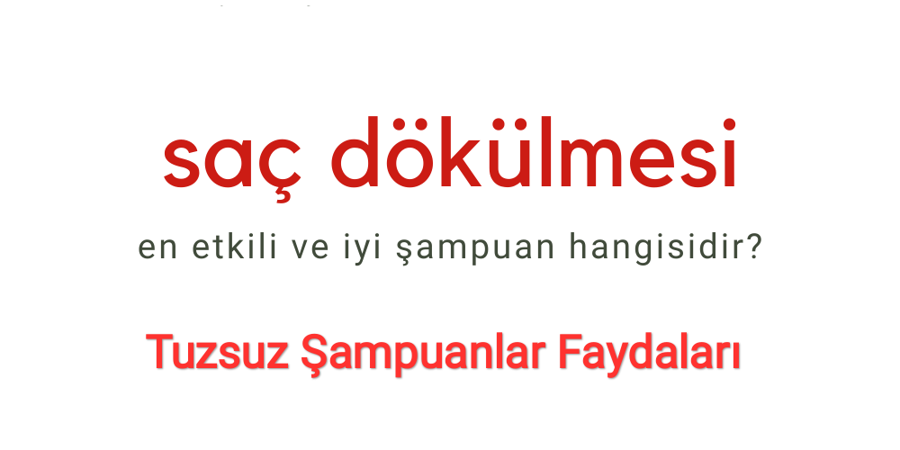Tuzsuz Şampuan Kullananlar Yorumları
